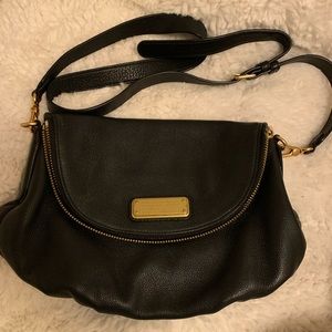 Marc By Marc Jacobs Black Leather Crossbag
